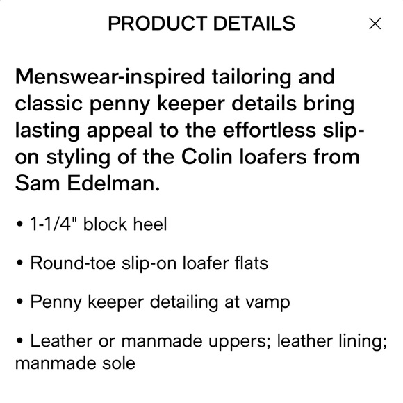 Sam Edelman loafers, leather size 8,5 - Picture 3 of 8